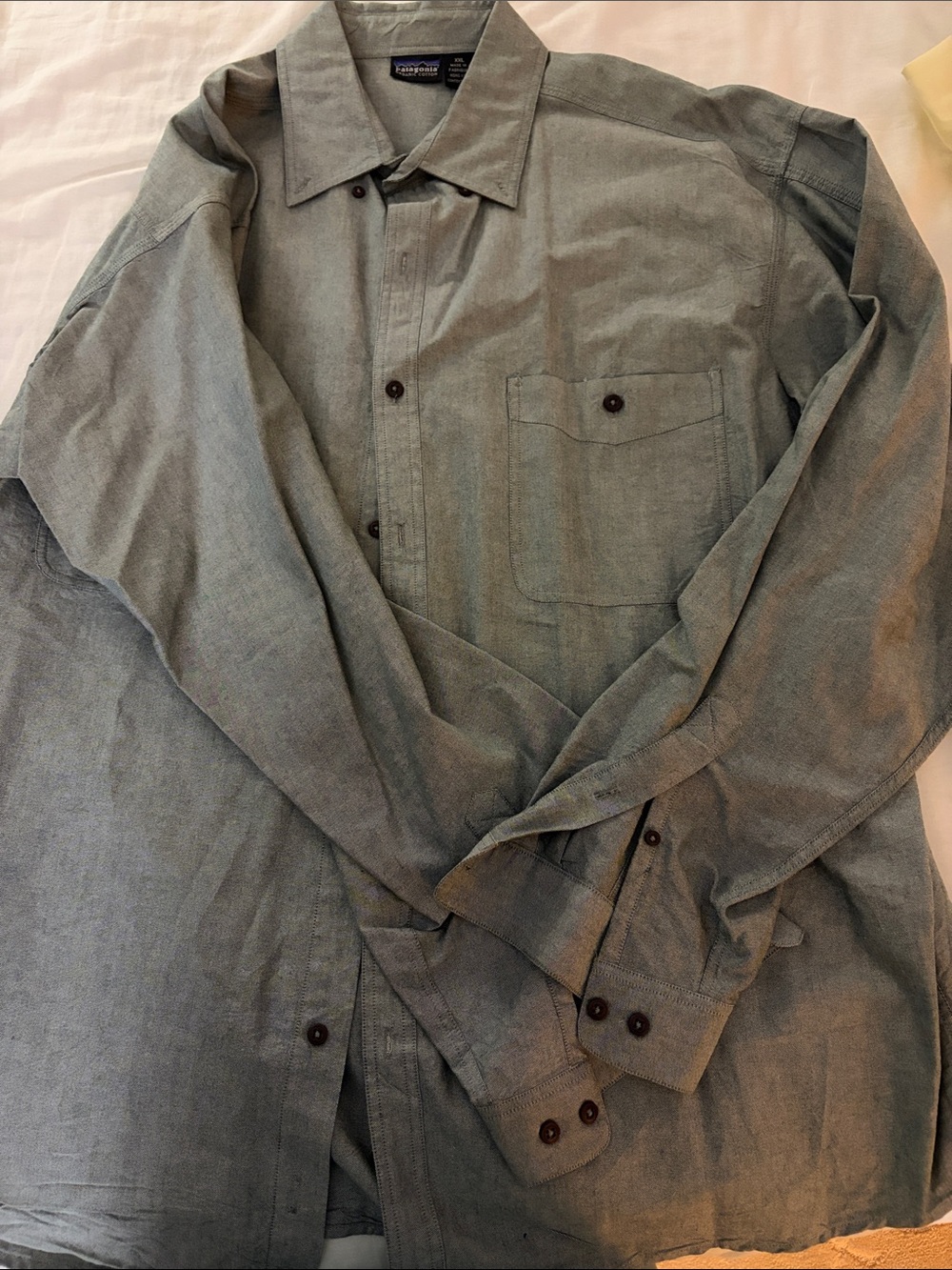 Patagonia Green Long Sleeve Button-Up Shirt